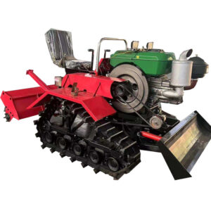 Crawler tractor.Micro,tillage crawler tractor, small tractor，Rotary machine