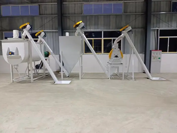 Feed pellet production line 