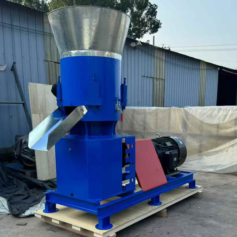 Flat die feed pellet mill